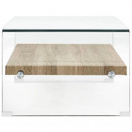 Acquista Tavolino da Caffè Trasparente 98x45x31 cm in Vetro Temperato con riferimento GHV-284743 della ditta GARDENHOME