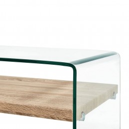 Acquista Tavolino da Caffè Trasparente 98x45x31 cm in Vetro Temperato con riferimento GHV-284743 della ditta GARDENHOME