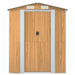 Acquista Capanno Giardino Marrone Chiaro 192x606x223 cm Acciaio Zincato con riferimento GHV-3147476 della ditta GARDENHOME