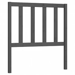 Acquista Testiera per Letto Grigia 96x4x100 cm in Legno Massello di Pino con riferimento GHV-817722 della ditta GARDENHOME
