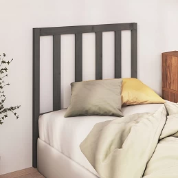 Acquista Testiera per Letto Grigia 96x4x100 cm in Legno Massello di Pino con riferimento GHV-817722 della ditta GARDENHOME