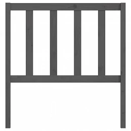 Acquista Testiera per Letto Grigia 96x4x100 cm in Legno Massello di Pino con riferimento GHV-817722 della ditta GARDENHOME