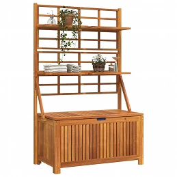 Acquista Contenitore con Traliccio 99x50x160 cm in Legno Massello Acacia con riferimento GHV-318760 della ditta GARDENHOME