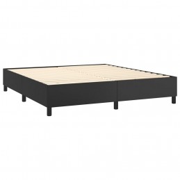 Acquista Giroletto a Molle con Materasso e LED Nero 180x200cm Similpelle con riferimento GHV-3135837 della ditta GARDENHOME