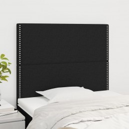 Acquista Testiera 2 pz Nera 90x5x78/88 cm in Tessuto con riferimento GHV-3116176 della ditta GARDENHOME