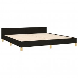 Acquista Giroletto con Testiera Nero 160x200 cm in Tessuto con riferimento GHV-3125067 della ditta GARDENHOME