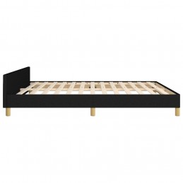 Acquista Giroletto con Testiera Nero 160x200 cm in Tessuto con riferimento GHV-3125067 della ditta GARDENHOME