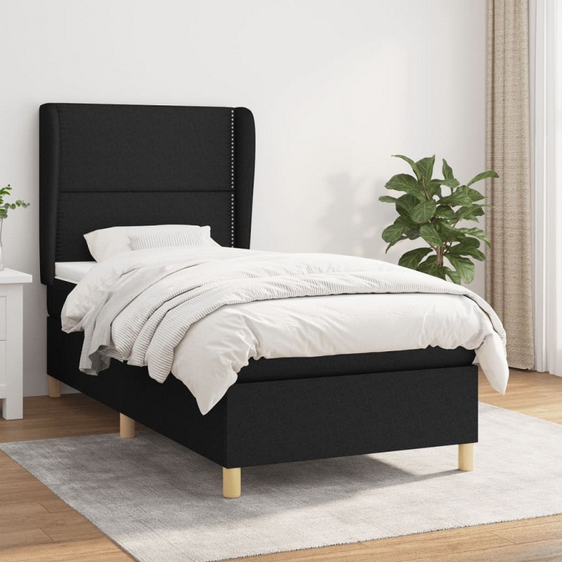 Acquista Giroletto a Molle con Materasso Nero 90x200 cm in Tessuto con riferimento GHV-3128415 della ditta GARDENHOME