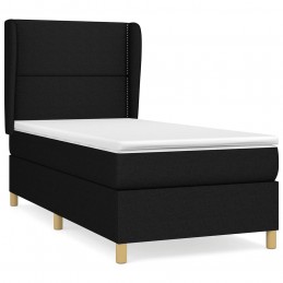 Acquista Giroletto a Molle con Materasso Nero 90x200 cm in Tessuto con riferimento GHV-3128415 della ditta GARDENHOME
