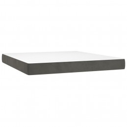 Acquista Letto a Molle con Materasso e LED Grigio Scuro 180x200 cm con riferimento GHV-3139458 della ditta GARDENHOME