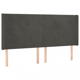 Acquista Letto a Molle con Materasso e LED Grigio Scuro 180x200 cm con riferimento GHV-3139458 della ditta GARDENHOME