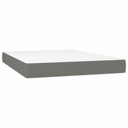 Acquista Giroletto a Molle con Materasso Grigio Scuro 140x200cm Tessuto con riferimento GHV-3142018 della ditta GARDENHOME