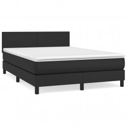 Acquista Giroletto a Molle con Materasso Nero 140x200 cm in Similpelle con riferimento GHV-3141005 della ditta GARDENHOME