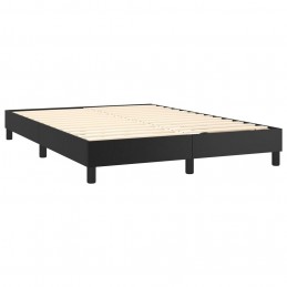 Acquista Giroletto a Molle con Materasso Nero 140x200 cm in Similpelle con riferimento GHV-3141005 della ditta GARDENHOME