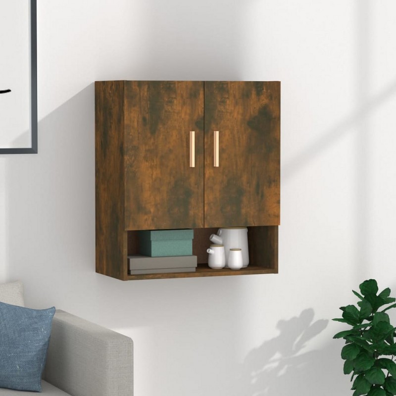 Acquista Armadietto a Muro Rovere Fumo 60x31x70 cm in Legno Multistrato con riferimento GHV-817585 della ditta GARDENHOME