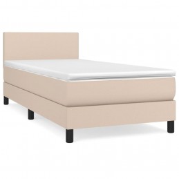 Acquista Giroletto a Molle con Materasso Cappuccino 100x200cm Similpelle con riferimento GHV-3140992 della ditta GARDENHOME
