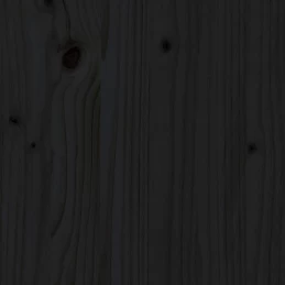 Acquista Testiera per Letto Nera 124x6x82,5 cm in Legno Massello di Pino con riferimento GHV-819164 della ditta GARDENHOME