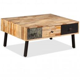 Acquista Tavolino da Caffè in Legno di Teak Rigenerato 90x65x40 cm con riferimento GHV-245404 della ditta GARDENHOME