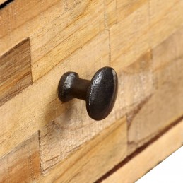 Acquista Tavolino da Caffè in Legno di Teak Rigenerato 90x65x40 cm con riferimento GHV-245404 della ditta GARDENHOME