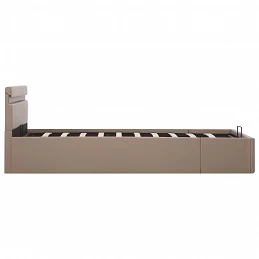 Acquista Giroletto Idraulico con LED Cappuccino Similpelle 140x200cm con riferimento GHV-285561 della ditta GARDENHOME