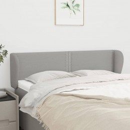 Acquista Testiera ad Orecchio Grigio Chiaro 147x23x78/88 cm in Tessuto con riferimento GHV-3117002 della ditta GARDENHOME