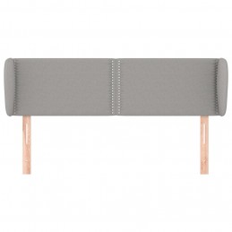 Acquista Testiera ad Orecchio Grigio Chiaro 147x23x78/88 cm in Tessuto con riferimento GHV-3117002 della ditta GARDENHOME