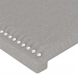 Acquista Testiera ad Orecchio Grigio Chiaro 147x23x78/88 cm in Tessuto con riferimento GHV-3117002 della ditta GARDENHOME