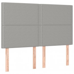 Acquista Giroletto a Molle con Materasso Grigio Chiaro 140x200cm Tessuto con riferimento GHV-3137077 della ditta GARDENHOME