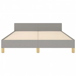 Acquista Giroletto con Testiera Grigio Chiaro 140x200 cm in Tessuto con riferimento GHV-3124976 della ditta GARDENHOME