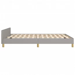 Acquista Giroletto con Testiera Grigio Chiaro 140x200 cm in Tessuto con riferimento GHV-3124976 della ditta GARDENHOME