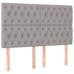 Acquista Giroletto a Molle con Materasso Grigio Chiaro 140x200cm Tessuto con riferimento GHV-3136837 della ditta GARDENHOME