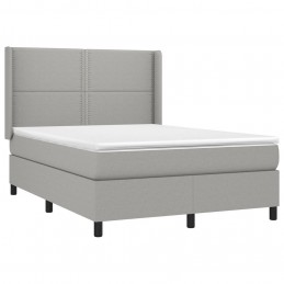 Acquista Letto a Molle Materasso e LED Grigio Chiaro 140x200 cm Tessuto con riferimento GHV-3138237 della ditta GARDENHOME
