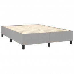 Acquista Letto a Molle Materasso e LED Grigio Chiaro 140x200 cm Tessuto con riferimento GHV-3138237 della ditta GARDENHOME