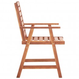 Acquista Sedie da Pranzo da Esterni con Cuscini 3 pz Massello di Acacia con riferimento GHV-3064347 della ditta GARDENHOME