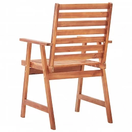 Acquista Sedie da Pranzo da Esterni con Cuscini 3 pz Massello di Acacia con riferimento GHV-3064367 della ditta GARDENHOME