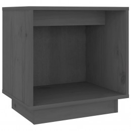 Acquista Comodino Grigio 40x30x40 cm in Legno Massello di Pino con riferimento GHV-813339 della ditta GARDENHOME