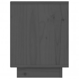 Acquista Comodino Grigio 40x30x40 cm in Legno Massello di Pino con riferimento GHV-813339 della ditta GARDENHOME
