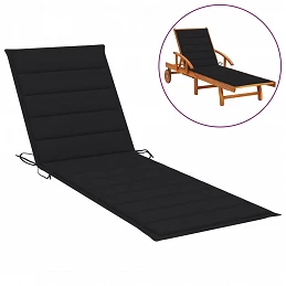 Acquista Cuscino per Lettino Prendisole Nero 200x50x3 cm in Tessuto con riferimento GHV-314195 della ditta GARDENHOME