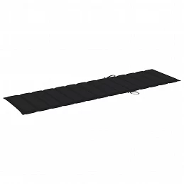 Acquista Cuscino per Lettino Prendisole Nero 200x50x3 cm in Tessuto con riferimento GHV-314195 della ditta GARDENHOME