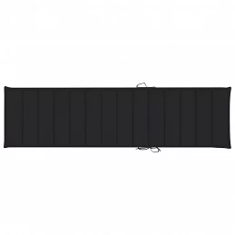 Acquista Cuscino per Lettino Prendisole Nero 200x50x3 cm in Tessuto con riferimento GHV-314195 della ditta GARDENHOME