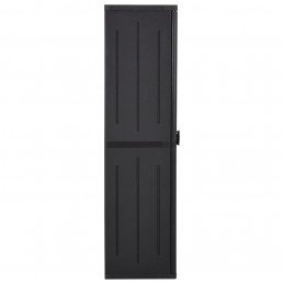 Acquista Armadio da Giardino Nero 65x45x172 cm in Rattan PP con riferimento GHV-151237 della ditta GARDENHOME