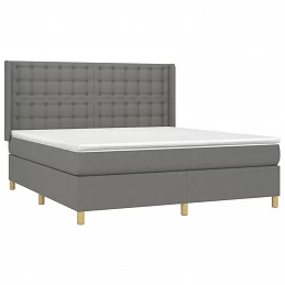 Acquista Letto a Molle Materasso e LED Grigio Scuro 180x200cm in Tessuto con riferimento GHV-3139214 della ditta GARDENHOME