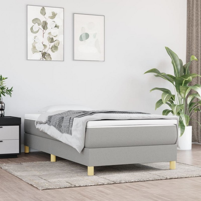 Acquista Giroletto a Molle Grigio Chiaro 100x200 cm in Tessuto con riferimento GHV-3120590 della ditta GARDENHOME