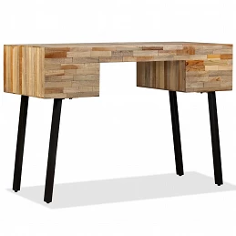 Acquista Scrivania in Legno Massello di Teak Rigenerato 110x50x76 cm con riferimento GHV-245402 della ditta GARDENHOME