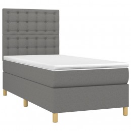 Acquista Letto a Molle Materasso e LED Grigio Scuro 90x200 cm in Tessuto con riferimento GHV-3135726 della ditta GARDENHOME
