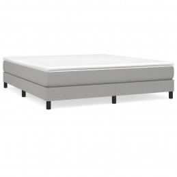 Acquista Giroletto a Molle Grigio Chiaro 180x200 cm in Tessuto con riferimento GHV-3120532 della ditta GARDENHOME