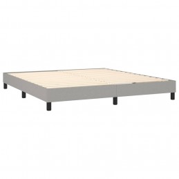 Acquista Giroletto a Molle Grigio Chiaro 180x200 cm in Tessuto con riferimento GHV-3120532 della ditta GARDENHOME