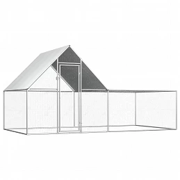 Acquista Pollaio 4x2x2 m in Acciaio Zincato con riferimento GHV-144556 della ditta GARDENHOME