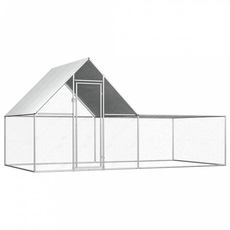 Acquista Pollaio 4x2x2 m in Acciaio Zincato con riferimento GHV-144556 della ditta GARDENHOME