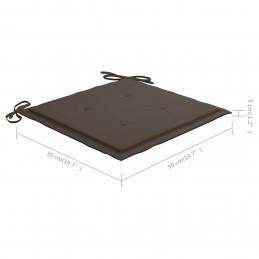 Acquista Sedie da Pranzo da Esterni con Cuscini 6 pz Massello di Acacia con riferimento GHV-3078355 della ditta GARDENHOME